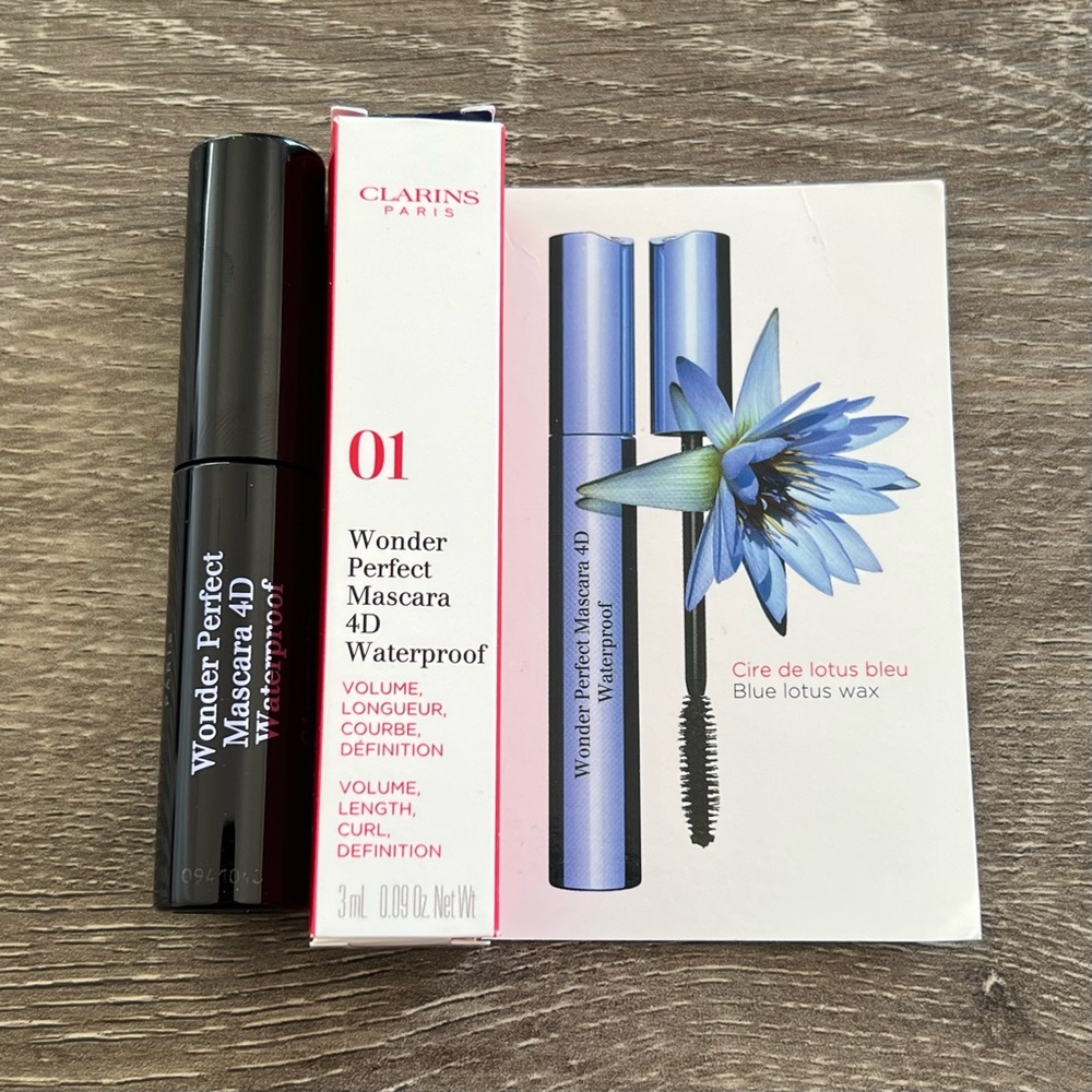 Clarins Wonder Perfect Mascara 4D Waterproof 01 Perfect Black 3ml